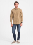 Mar&scaron;kiniai vyrams Ombre Clothing 124351-7, smėlio spalvos