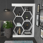 Knygų lentyna Kalune Design Artemis 322RTC1115, balta