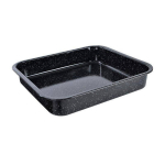 Orion kepimo indas, 3 l, Kepimo indas emaliuota stačiakampio formos 3 l, 35,5x24x5 cm