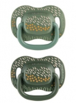 Silikoninių čiulptukų rinkinys Canpol Pacifier, 0-6m, 2 vnt.