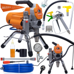 Dažymo agregatas Rosfix Tornado RT2 &ndash; UltraSpray sistema, Galingas 1800W variklis, Slėgis 22MPA