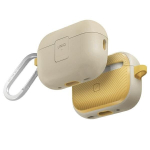UNIQ etui Clyde Lock Case AirPods Pro 2 (2022|2023) beżowo-ż&oacute;łty|ivory-canary yellow