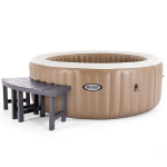 Apskritas 4 vietų spa aplinkos rinkinys - INTEX - Vidutinio dydžio 2 dalių rinkinys - Lengvas ir atsparus UV spinduliams