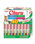 Inaba Churu Variety su tunu ir jūros gėrybėmis, 40x14 g