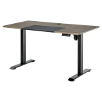 Auk&scaron;čio reguliuojamas stalas Elektrinis 140 x 70 cm Kompiuterio stalas su 4 atminties valdymo funkcijomis, 4 dalių stalvir&scaron;is, stovimojo-sėdimojo stalo su apsauga nuo susidūrimo, apsauga nuo perkaitimo Juodas