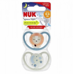 Čiulptukas Nuk Space Night 10730578, 0-6 mėn, 2 vnt.