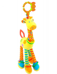 Mink&scaron;tas žaislas kūdikio vežimėliui ir loveliui Giraffe