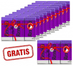 10 x "Renova" higieninės servetėlės violetinės spalvos 6x9vnt + nemokamai