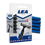Vienkartinis skustuvas Lea Premium 2 Fixed Head Disposable Razor, 5 vnt.