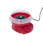 Cukraus vatos aparatas namams Cotton Candy Machine Cukraus vatos aparatas su lazdelėmis ir matavimo &scaron;auk&scaron;tu Auk&scaron;tis 18 cm 550 W Vaikų &scaron;ventėms, gimtadieniams, vakarėliams Raudonas
