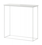 Stalas-konsolė ADRK Furniture Milan, baltas