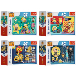 Mini galvosūkis Trefl Minions, 54 detalės, spalvingas animacinis dizainas