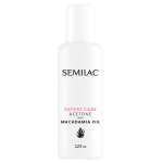 SEMILAC Aceton Expert Care hibridinio lakavimo valiklis su makadamijos aliejumi 125 ml