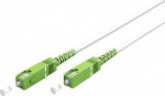 &Scaron;viesolaidinis kabelis Sc/apc-sc/apc Singlemode 30m baltas
