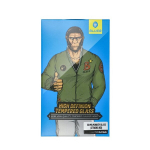 LCD apsauginis stikliukas 5D Mr. Monkey Glass (Strong HD) Apple iPhone 15 / 16 juodas