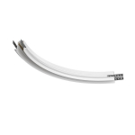 Įmontuojamos bėgių sistemos TRA044-angle12W komponentai