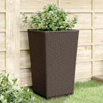 Sodo loveliai, 2vnt., rudos spalvos, 32,5x32,5x57cm, pp