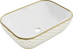 Praustuvas Mexen Rita White/Gold Pattern