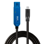 Lindy 43380 5 m USB C į USB A kabelis, USB 3.2 Gen 1, juodas