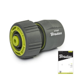 Greita jungtis žarnai 3/4" Bradas LIME LINE SOFT su STOP funkcija