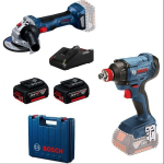 Bosch Gdx 180 Gws 180 Akumuliatorinis įrankių rinkinys 2x4.0ah
