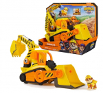 Ekskavatorius Paw Patrol (&Scaron;unyčiai Patruliai) Rubble&Crew Deluxe Rubble Vehicle 6068074, geltonas