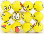 Putų kamuoliukas "emotukai -2", 6 cm