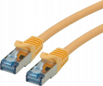 Roline Patchcord Rj45 Cat.6a S/ftp Lsoh, geltonas, 15 m