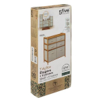 5five - lentynų baldas su 6 "tidy box" bambuko krep&scaron;iais