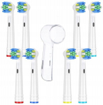Elektrinio dantų &scaron;epetėlio antgalis Pakaitinis antgalis Floss Action EB-25A x8 + dangtelis