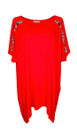 Tunika moterims Kinga, raudona, XXXXXL