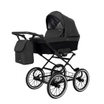 Universalus vežimėlis Romantic Kunert 1in1 Black ECO