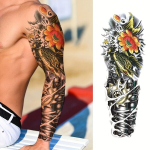 8 Lapai Pilna Ranka Laikina Tatuiruotė Drakono.