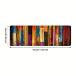 Virtuvinis medžio ra&scaron;to kilimėlis neper&scaron;lampamas neslystantis, 60 * 180 cm / 23,6 * 70,9 colio
