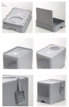 Kačių kraiko dėžutė Fluxar home, LB-1003, pilka