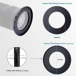 Filtras Adapterio žiedas 46mm-67mm, filtrui, objektyvui