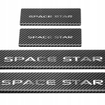 Mitsubishi Space Star MK2 nerūdijančio plieno slenksčių apdailos