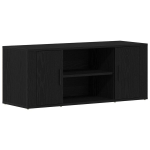 televizoriaus spintelė juoda 100x35x40 cm i&scaron; inžinerinės medienos
