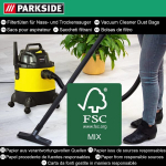 10 dulkių siurblio mai&scaron;elių Parkside Pnts 1250, 1300 serijai