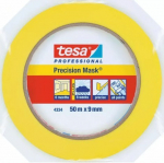 Tesa Washi Maskavimo Juosta 9 mm x 50 m Geltona