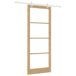 vidaXL Slankios durys Natūrali 93 x 232 cm