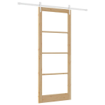 vidaXL Slankios durys Natūrali 93 x 232 cm