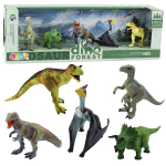 Figūrėlių rinkinys Dinozaurų mi&scaron;kas Lean Toys, 5 vnt.