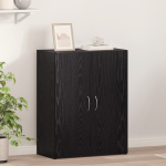 biuro spinta Juodas ąžuolas 60x32x77.5 cm Inžinerinė mediena