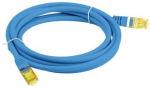 Patchcord Lanberg S/FTP kat.6A 10m LSZH CU fluke passed niebieski