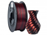 Filament 3DPower PLA SILK DUAL 1.75mm Raudona ir juoda 1kg