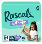 Sauskelnės-kelnaitės Rascal and Friends Rascals 6 (15-20 kg), 46 vnt.