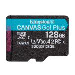 Atminties kortelė telefonui Kingston CANVAS Go Plus 128GB SDCG3/128GBSP