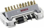 Sukimo antgalių komplektas Bosch Max Grip 2608522128, 12 dalių