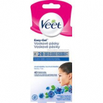Veet Easy-Gel veido depiliacinės juostelės jautriai odai, 40 vnt.